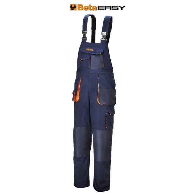 BETA Salopette easy twill 180gr blue taglia XS