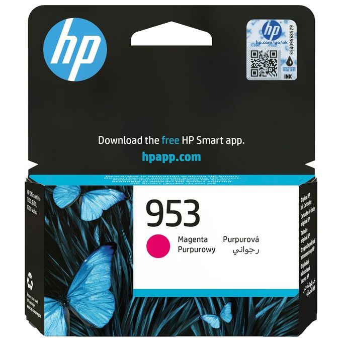HP F6U13AE#LS1 Cartuccia di inchiostro originale HP 953 Magenta 9 ml resa 630 pagine colore Magenta