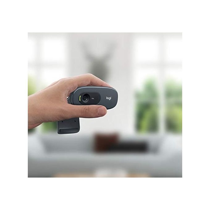 Logitech C270 960-000582 Webcam Hd Alta Definizione, USB, Nero