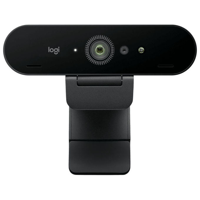Logitech 960-001718 Brio 4K Webcam 13 MP Risoluzione 4096 x 2160 Pixel 90 fps USB-C Microfono Incorporato colore Grafite