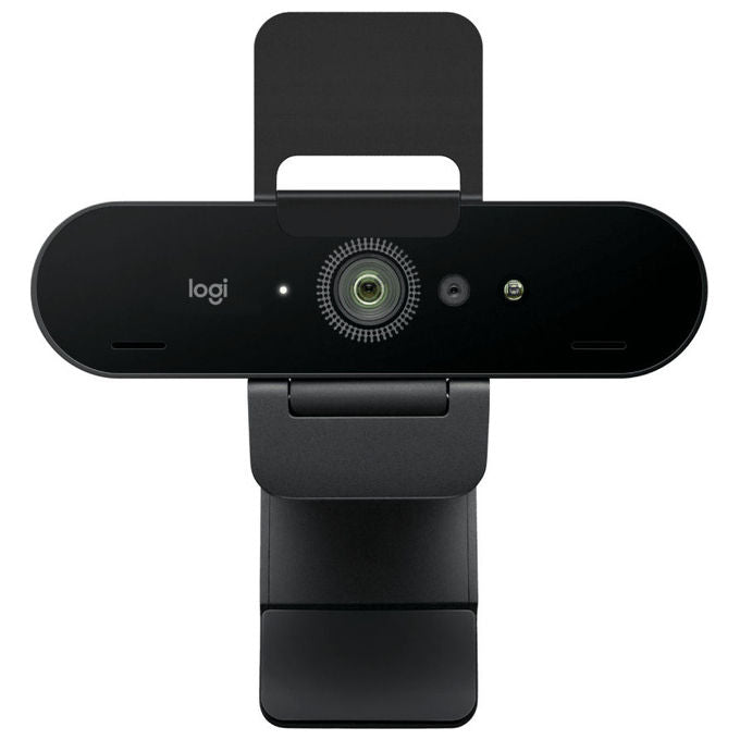 Logitech 960-001718 Brio 4K Webcam 13 MP Risoluzione 4096 x 2160 Pixel 90 fps USB-C Microfono Incorporato colore Grafite