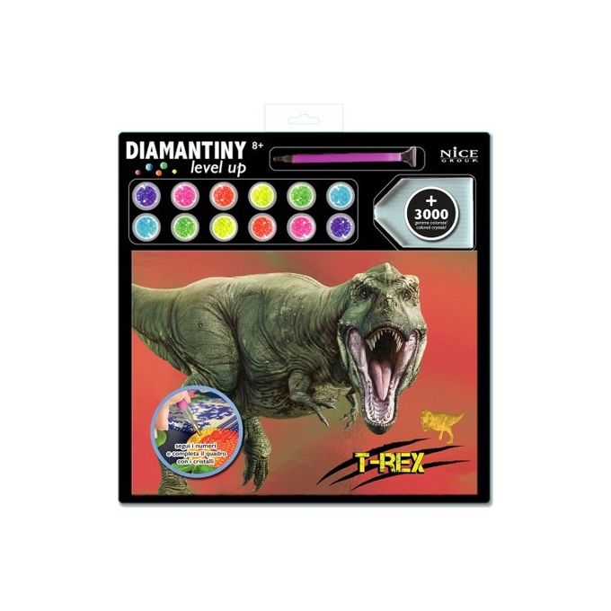 Nice Gioco Creativo Diamantiny Dinosauri