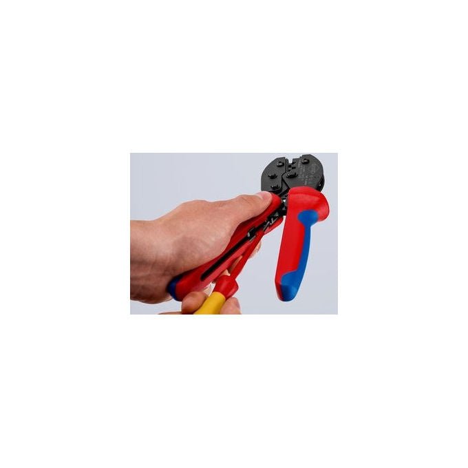 Knipex 97-52-42 PreciForce Crimpzange per connettori MC4 EVO2 4,0 - 6,0 mm² 220 mm colore Nero