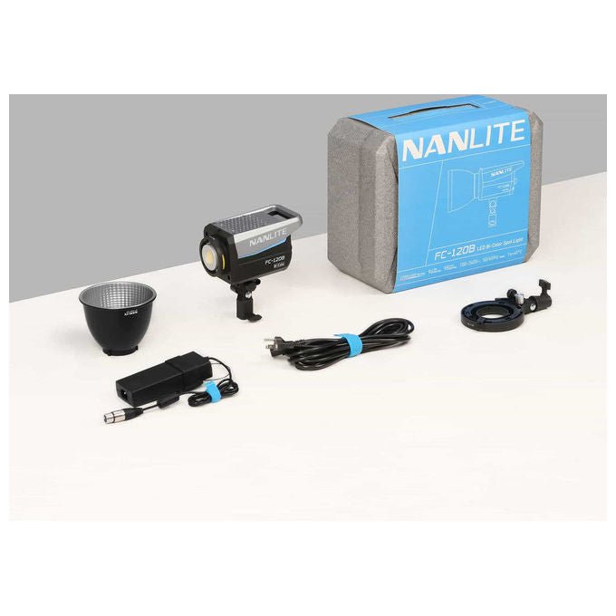 Nanlite FC-120B LED Bicolor con CRI 96 TLCI 98 2700K-6500K 145W colore Nero