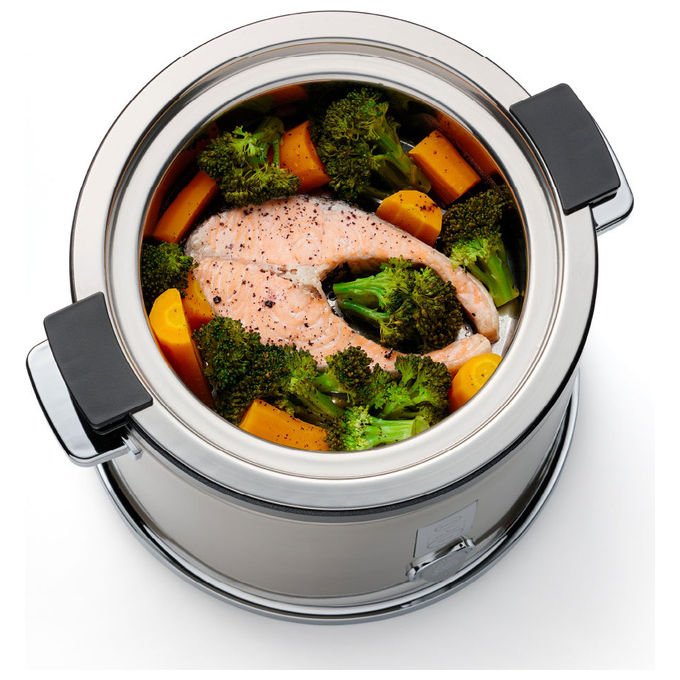 Solis 979.09 Cuoci Riso 1,2 L 650 W Touch con Funzione Mantieni Caldo Coperchio in Vetro Acciaio Inox colore Grigio