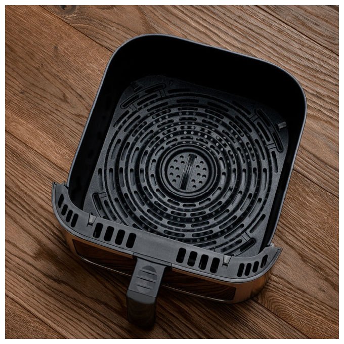 Solis 97978 Air Fry and Dry XL Friggitrice ad aria 7,5 L 1870 W 10 programmi Touch colore Nero, Argento