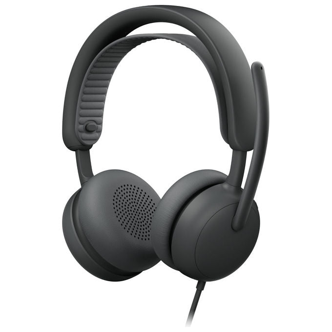 Logitech 981-001615 Zone Wired 2 Auricolare Cablato con Cancellazione Attiva del Rumore Microfono con Riduzione del Rumore Certificato per Microsoft Teams colore Grafite