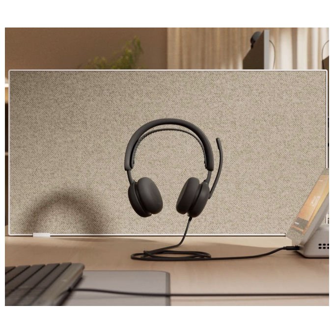Logitech 981-001616 Zone Wired 2 Auricolare Cablato con Microfono Boom USB Type-C - USB Type-A Frequenza 20 - 20000 Hz Impedenza 36 ? colore Rosa