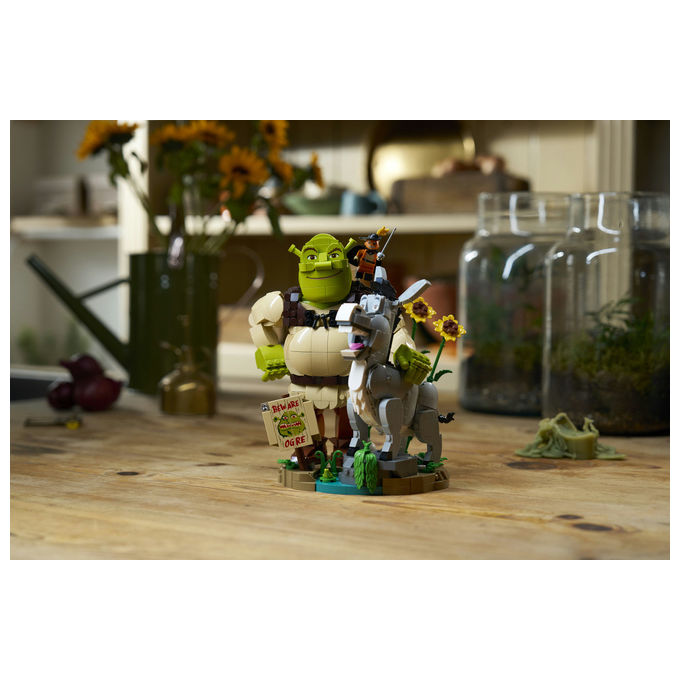 Lego 72423 Kit di Costruzione Shrek Ciuchino e Gatto con gli Stivali 1403 pezzi colore Multicolore