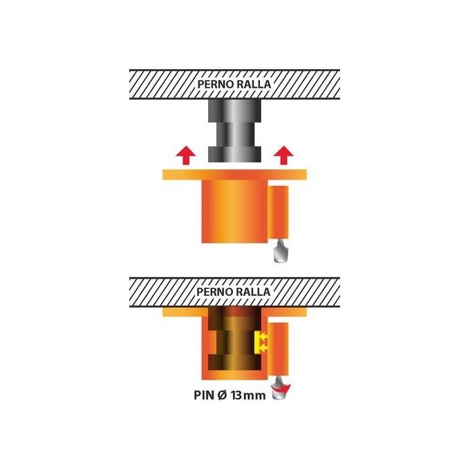 [ComeNuovo] Lampa Antifurto meccanico per semirimorchio