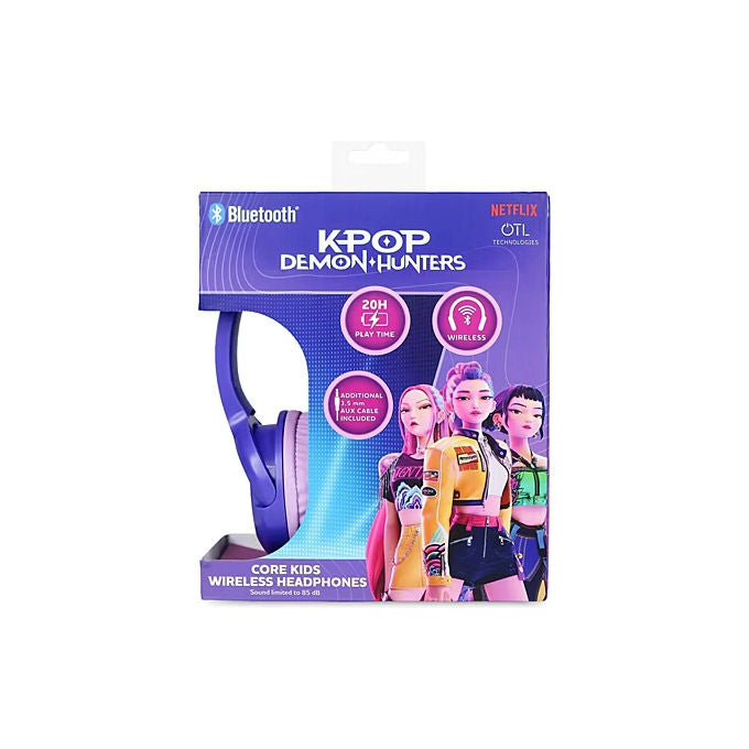 OTL Technologies HUNTRIXVIOLA Kpop Demon Hunters Cuffie Wireless Core Viola colore Viola