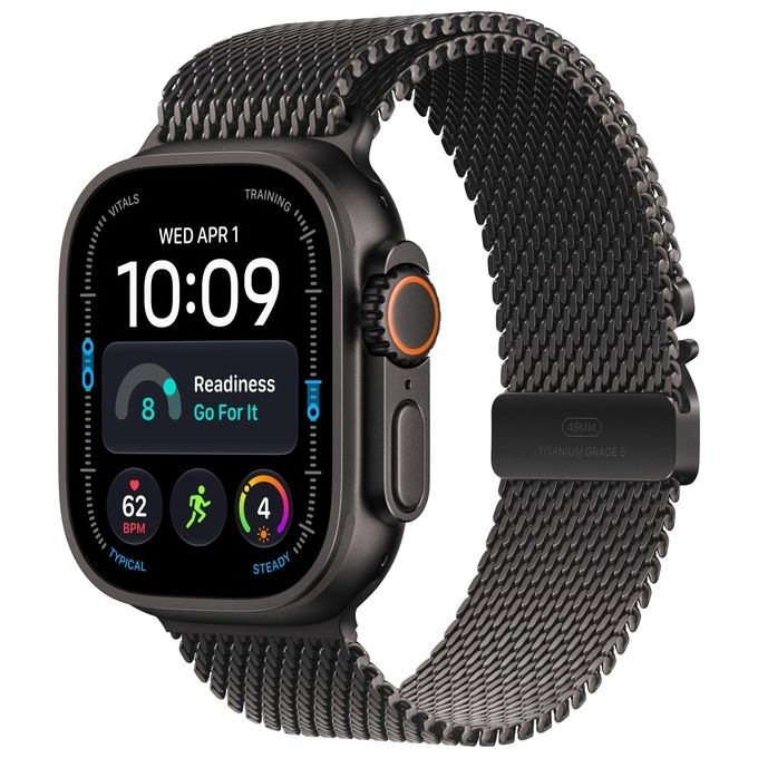 Apple MJAV4QL-A Apple Watch Ultra 4 GPS + Cellular 49 mm Titanio Nero colore Nero