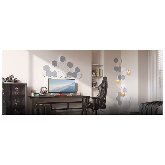 Govee H606AC81 Lampada a parete intelligente Wi-Fi Bluetooth 72 W colore Grigio