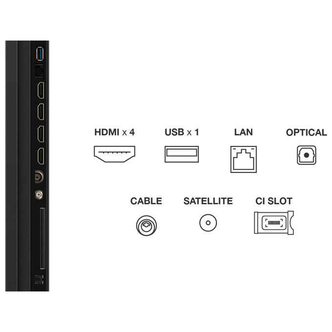 TCL 98P89K Smart TV QLED 4K 98'' Google TV 144Hz Dolby Vision Atmos FreeSync Premium colore Metallico