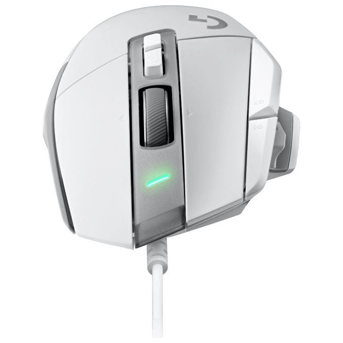 Logitech 991-000490 G502 X Mouse Gaming con Sensore HERO 25K 25600 DPI 13 Pulsanti Programmabili colore Bianco