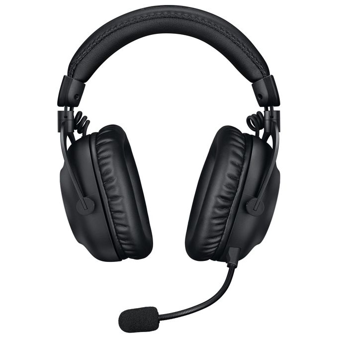Logitech 5099206129429 PRO X 2 LSPEED Cuffie da Gioco Wireless e Bluetooth con Microfono Boom Circumaurali in Grafene Noise Cancelling 50 h di Autonomia colore Nero