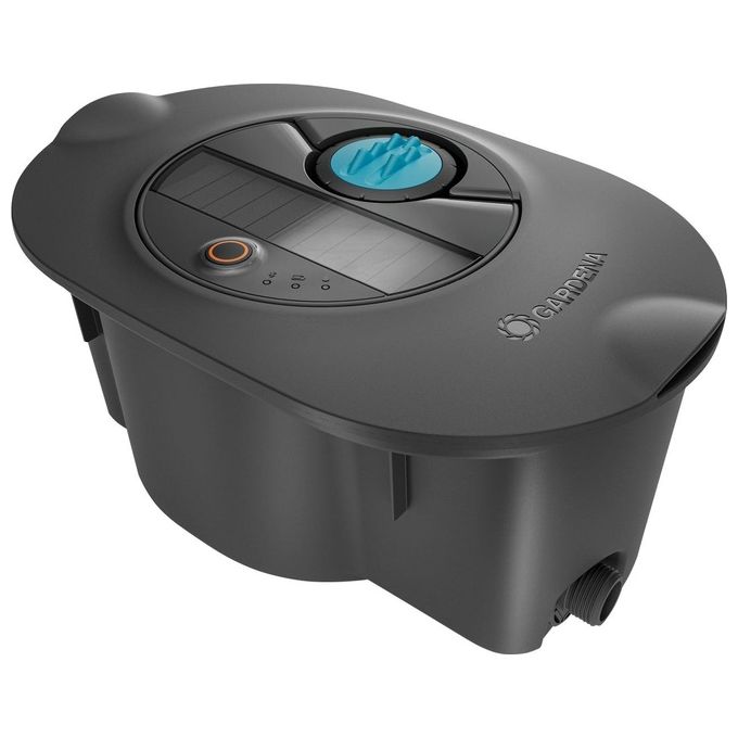 Gardena 16001-20 AquaPrecise Sistema di irrigazione Interrato Energia solare Bluetooth fino a 320 m² colore Grigio-Turchese