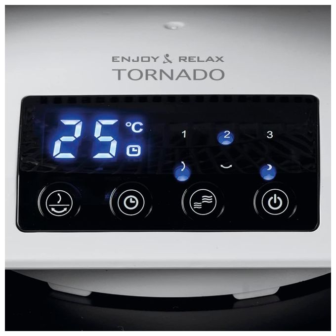 Macom ventilatore a doppia oscillazione automatica modello 993 per climatizzazione e comfort ottimale in ogni ambiente