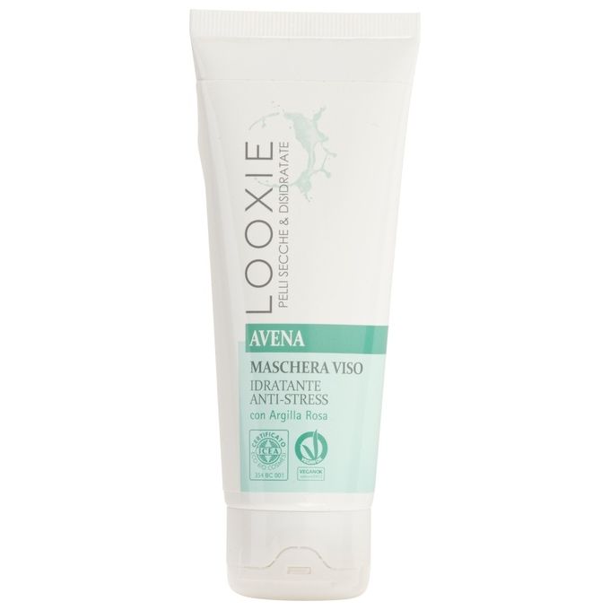 Looxie Maschera Viso Idratante Anti-stress Avena 75 Ml per una pelle nutrita e rilassata