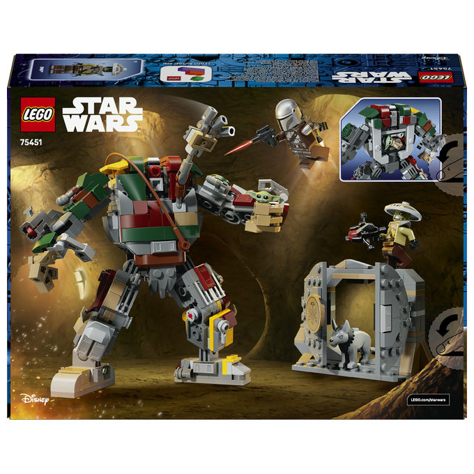 Lego 75451 Resa dei Conti con il Droide Sentinella al Palazzo di Jabba Set da Costruzione con 4 Personaggi 415 Pezzi colore Multicolore