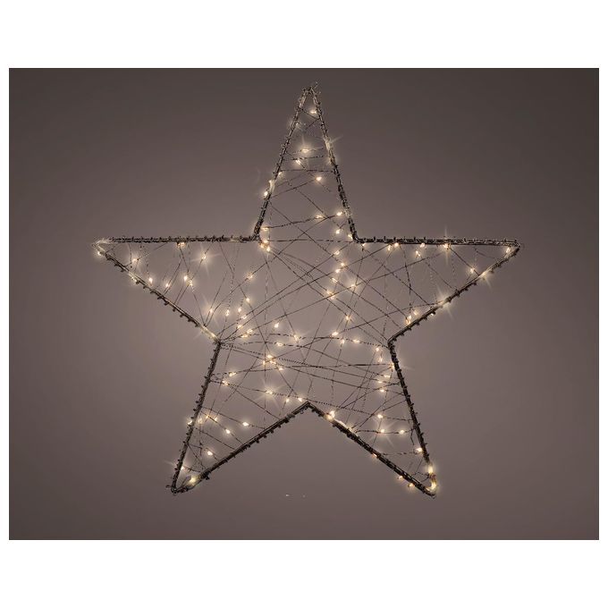 LUMINEO Stella di Luce 38 x 8 cm con 400 LED colore Oro