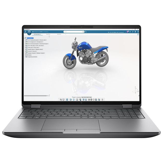 HP DK1L5ET ZBook Fury Laptop Intel Core Ultra 7 255HX 40,6 cm (16'') WUXGA 64 GB DDR5-SDRAM 1 TB SSD NVIDIA RTX PRO 2000 Blackwell Wi-Fi 7 Windows 11 Pro AI Workstation colore Argento