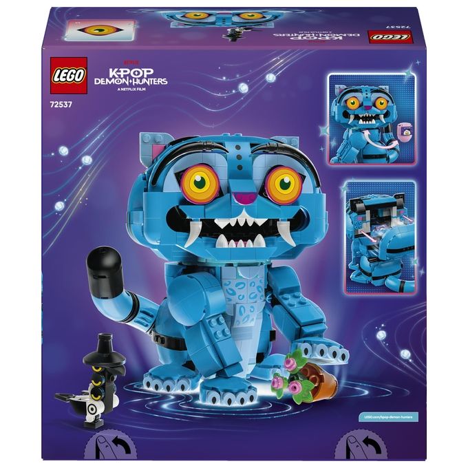 Lego 72537 KPop Demon Hunters Set da Costruzione con Derpy la Tigre e Sussie la Gazza 825 Pezzi colore Multicolore