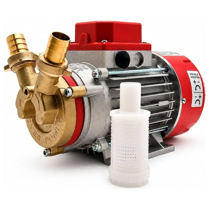 Rover 250000 Marina 20 Pompa Travaso Liquidi 12V 2000 L-h 0,5 Hp 2850 rpm colore Nero