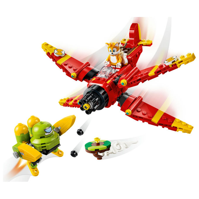 Lego 77119 Sonic the Hedgehog Set da Costruzione Tornado-1 di Tails con 2 Personaggi e Smeraldo del Caos 310 Pezzi colore Multicolore