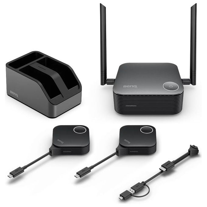 BenQ 9H.K0GBY.R0E WDC25 sistema di presentazione wireless HDMI USB Type-C colore Nero