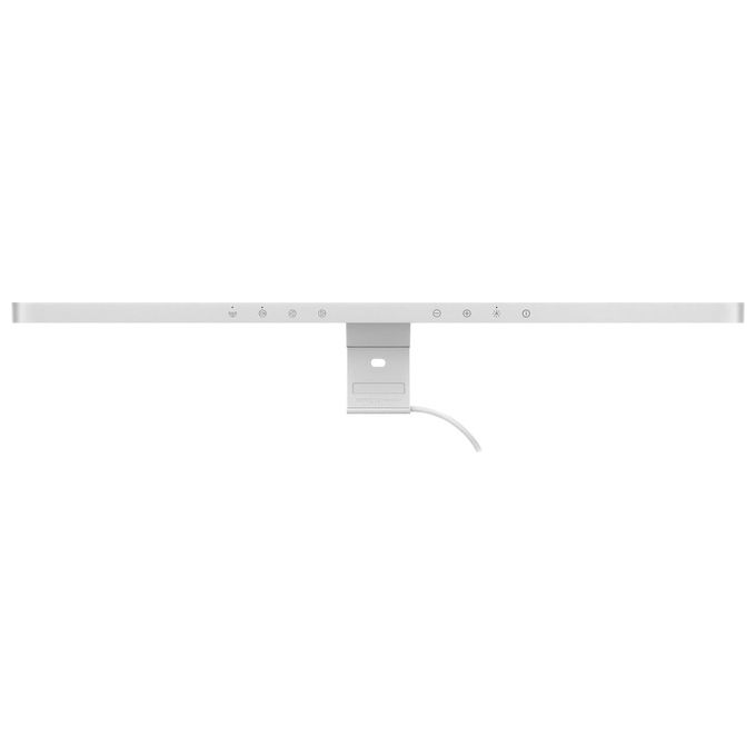 BenQ 9H.W4WWT.WS1 iScreenbar Silver Luce per Monitor Regolabile 2700K-6500K Touch Dimmer Alimentazione USB colore Argento