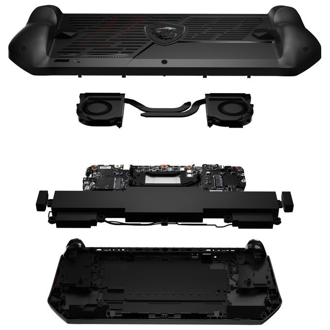 Msi, Console Videogiochi Claw A1M-243IT, Nera