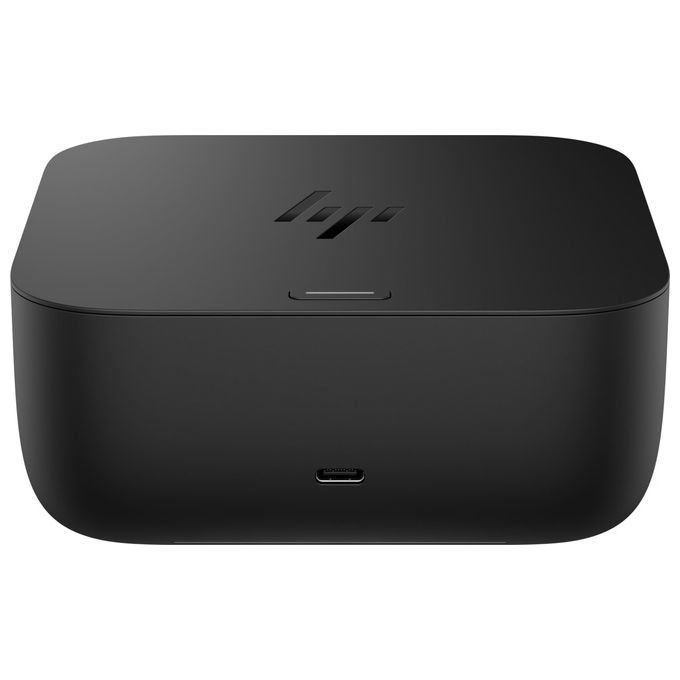 HP 9X3V1UT#ABB USB-C 100W G6 Dock Hub docking con USB 3.2 Gen 2 Type-C 25 Gbps Ethernet 2 DisplayPort HDMI 4K Ultra HD alimentazione fino a 100 W colore Nero