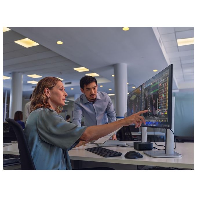 HP 9X3V1UT#ABB USB-C 100W G6 Dock Hub docking con USB 3.2 Gen 2 Type-C 25 Gbps Ethernet 2 DisplayPort HDMI 4K Ultra HD alimentazione fino a 100 W colore Nero