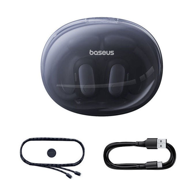 Baseus A00064400121-00 Eli Sport 1 Auricolare Wireless A clip Bluetooth 5.3 IPX4 Nero
