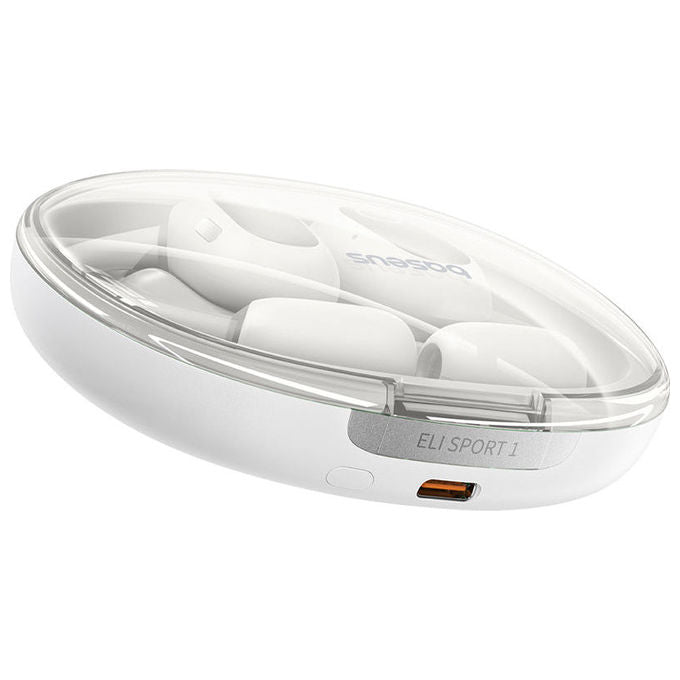 Baseus A00064400221-00 Eli Sport 1 Auricolare True Wireless Stereo TWS Bluetooth 5.3 con Cancellazione Rumore e Controllo Touch colore Bianco