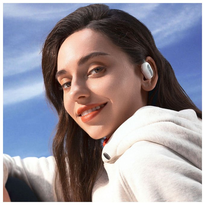 Baseus A00064400221-00 Eli Sport 1 Auricolare True Wireless Stereo TWS Bluetooth 5.3 con Cancellazione Rumore e Controllo Touch colore Bianco