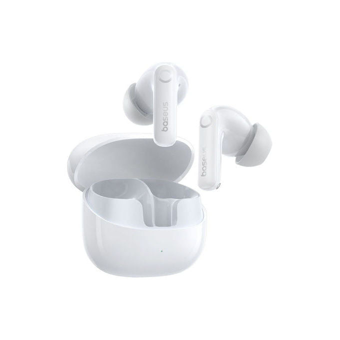 Baseus A0010505 Bass BP1 Auricolari True Wireless con Cancellazione Attiva del Rumore Bluetooth 6.0 Touch Control IP55 colore Bianco