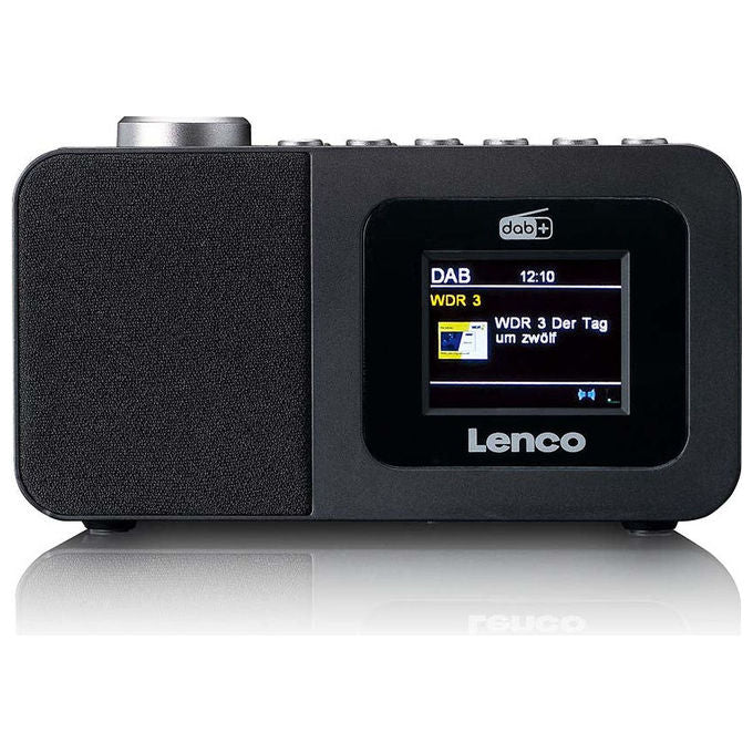 Lenco A005696 CR-625BK Radio Portatile con Sintonizzatore DAB+ FM Display LCD Alimentazione AC 3 W colore Nero