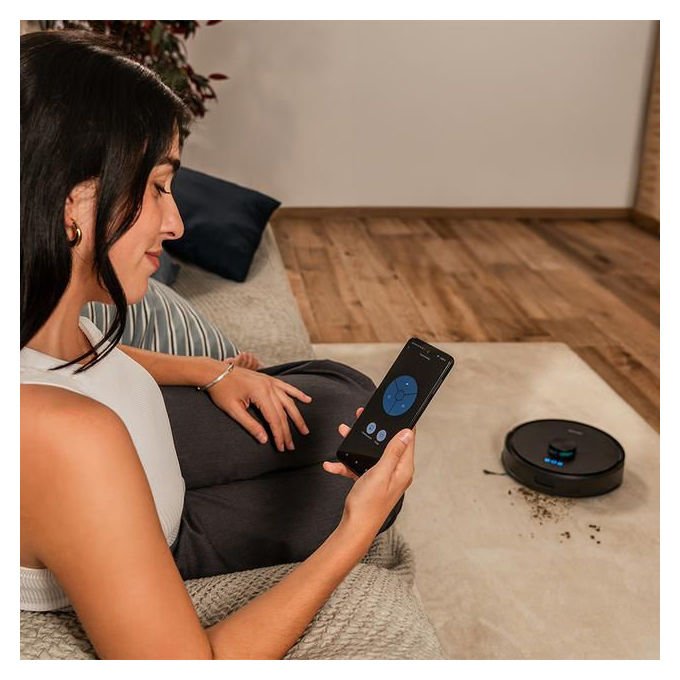 Cecotec A01_EU01_114519 Conga Y50 Robot aspirapolvere Navigazione Laser 3 L autonomia 145 min Wi-Fi colore Nero