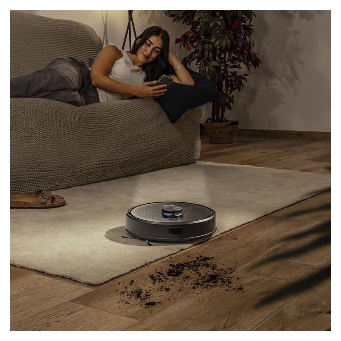 Cecotec A01_EU01_114519 Conga Y50 Robot aspirapolvere Navigazione Laser 3 L autonomia 145 min Wi-Fi colore Nero