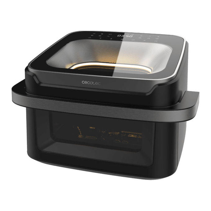 Cecotec A01_EU01_117404 Cecofry Advance 10000 Full Vision Friggitrice ad aria 10 L 2200 W 12 programmi Touchscreen a colori finestra visuale doppia colore Nero