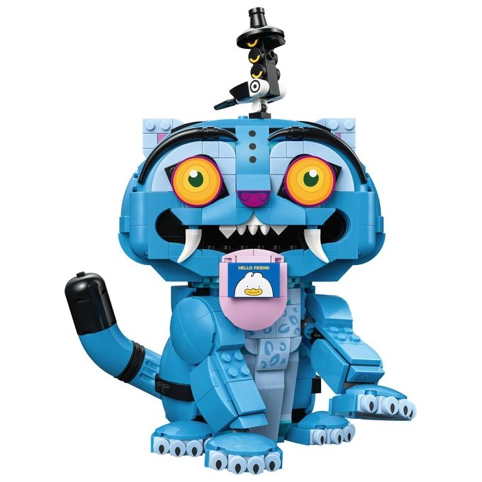Lego 72537 KPop Demon Hunters Set da Costruzione con Derpy la Tigre e Sussie la Gazza 825 Pezzi colore Multicolore