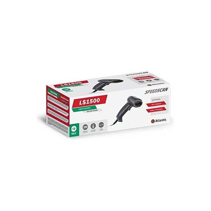Atlantis Lettore Barcode Usb - Tecnol. Laser Lett.10-500mm - 100ec