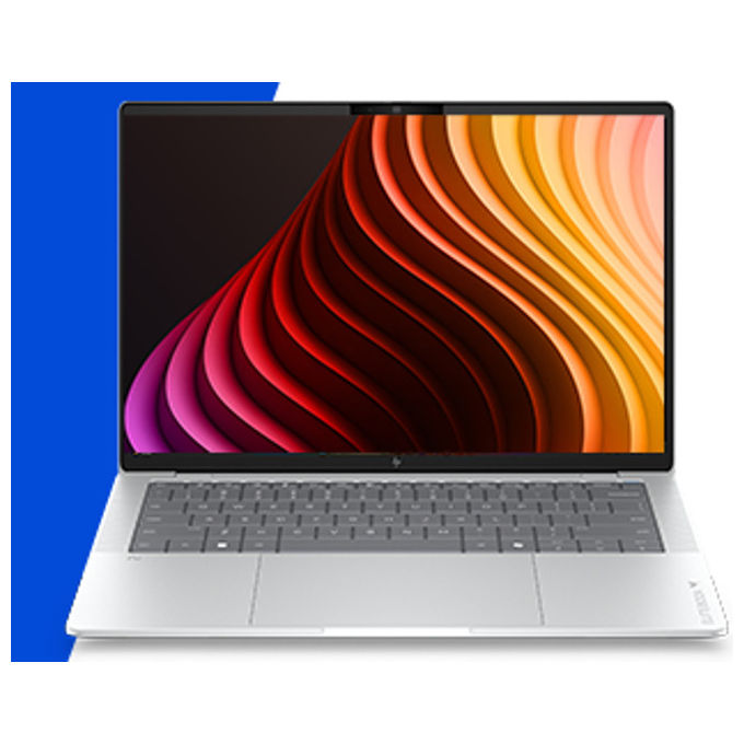HP E4LH0AT HP EliteBook X G2i 14'' Computer portatile Intel Core Ultra 5 16 GB LPDDR5x-SDRAM 512 GB SSD Wi-Fi 7 Windows 11 Pro colore Argento