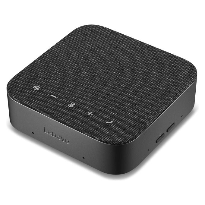 Lenovo 4Y71Q47766 Wireless Speakerphone 6000 Altoparlante Vivavoce Bluetooth 5.3 8 Microfoni Cancellazione Rumore Batteria 12 h USB Tipo-C colore Nero