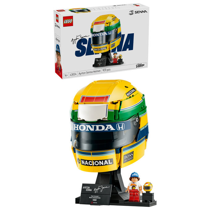 Lego 43024 Casco Ayrton Senna Set da Costruzione 931 Pezzi colore Multicolore