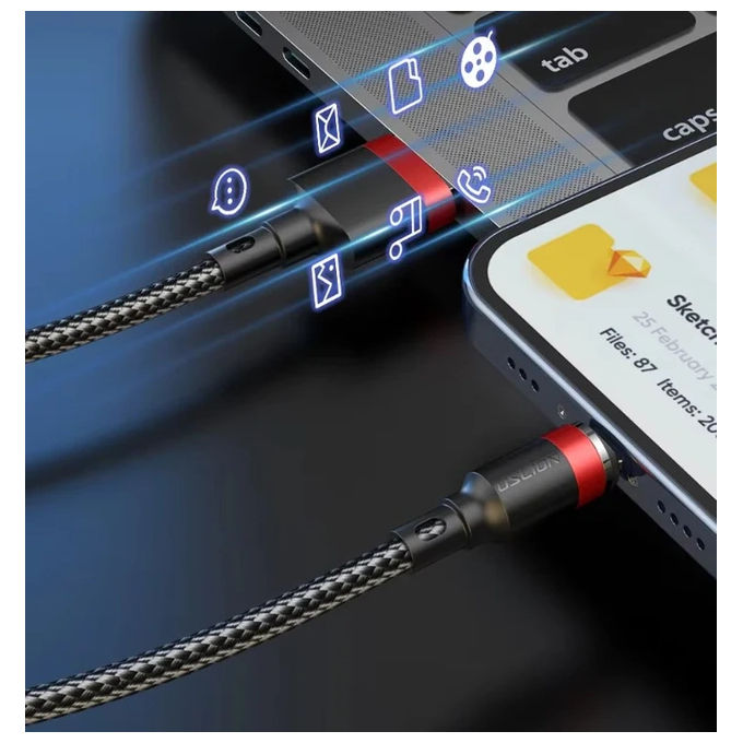 Lostech 100272 Cavo Magnetico Type-C