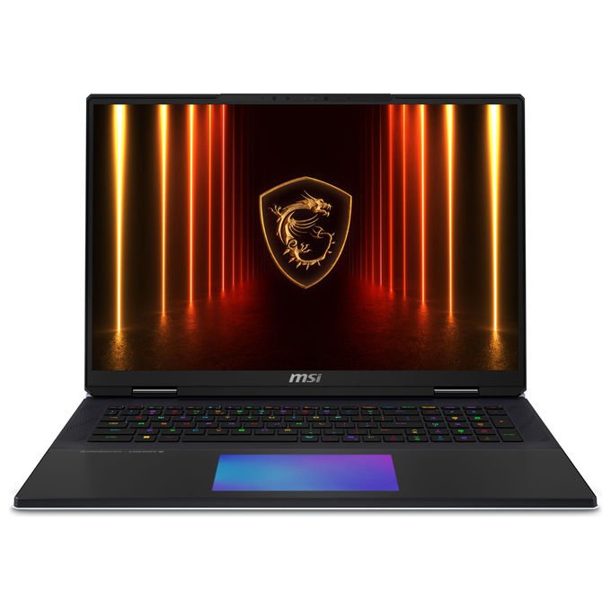 MSI A2WJ-1079IT Titan 18 HX Notebook 18'' 4K Mini LED Core Ultra 9 290HX Plus RAM 64GB SSD 2TB RTX 5090 colore Core Black