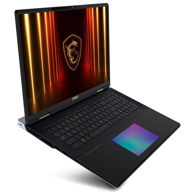 MSI A2WJ-1079IT Titan 18 HX Notebook 18'' 4K Mini LED Core Ultra 9 290HX Plus RAM 64GB SSD 2TB RTX 5090 colore Core Black